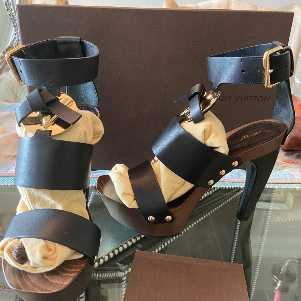 FLASH SALE! Louis Vuitton high heel sandals